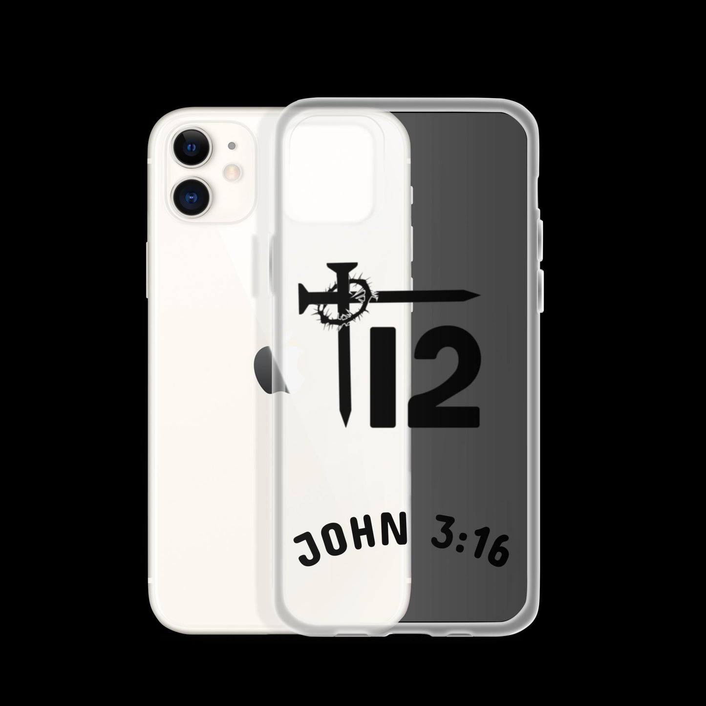 12T JOHN 3:16 Clear Case for iPhone®