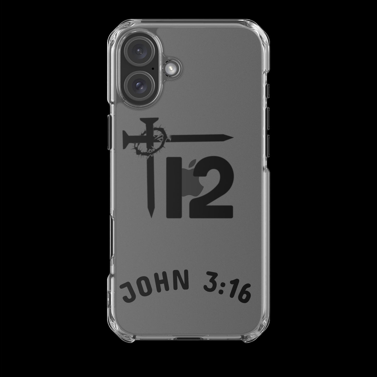 12T JOHN 3:16 Clear Case for iPhone®