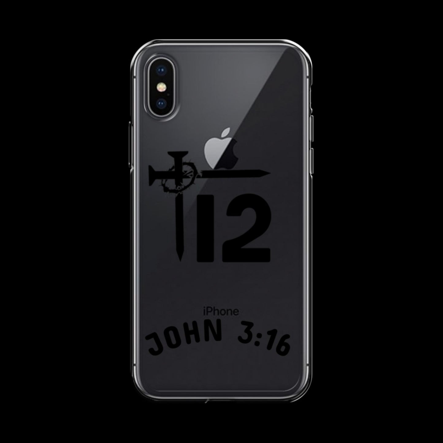 12T JOHN 3:16 Clear Case for iPhone®