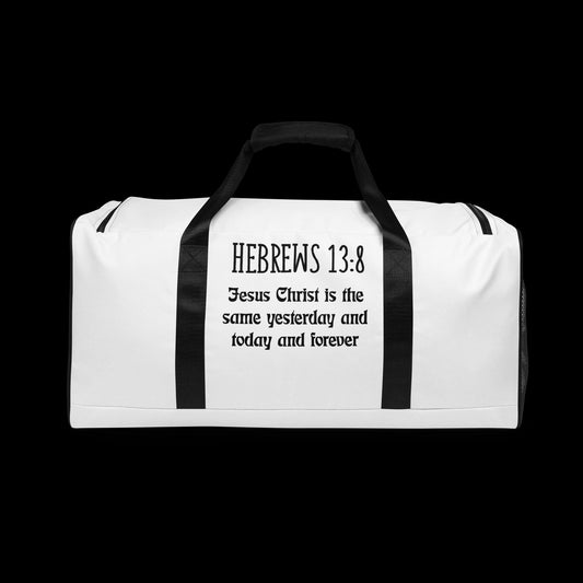 12Testament Duffle Bag (HEBREWS 13:8) Edition