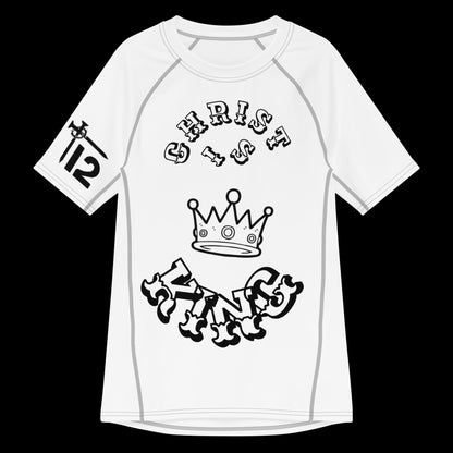 Romans 10:9 Unisex rash guard