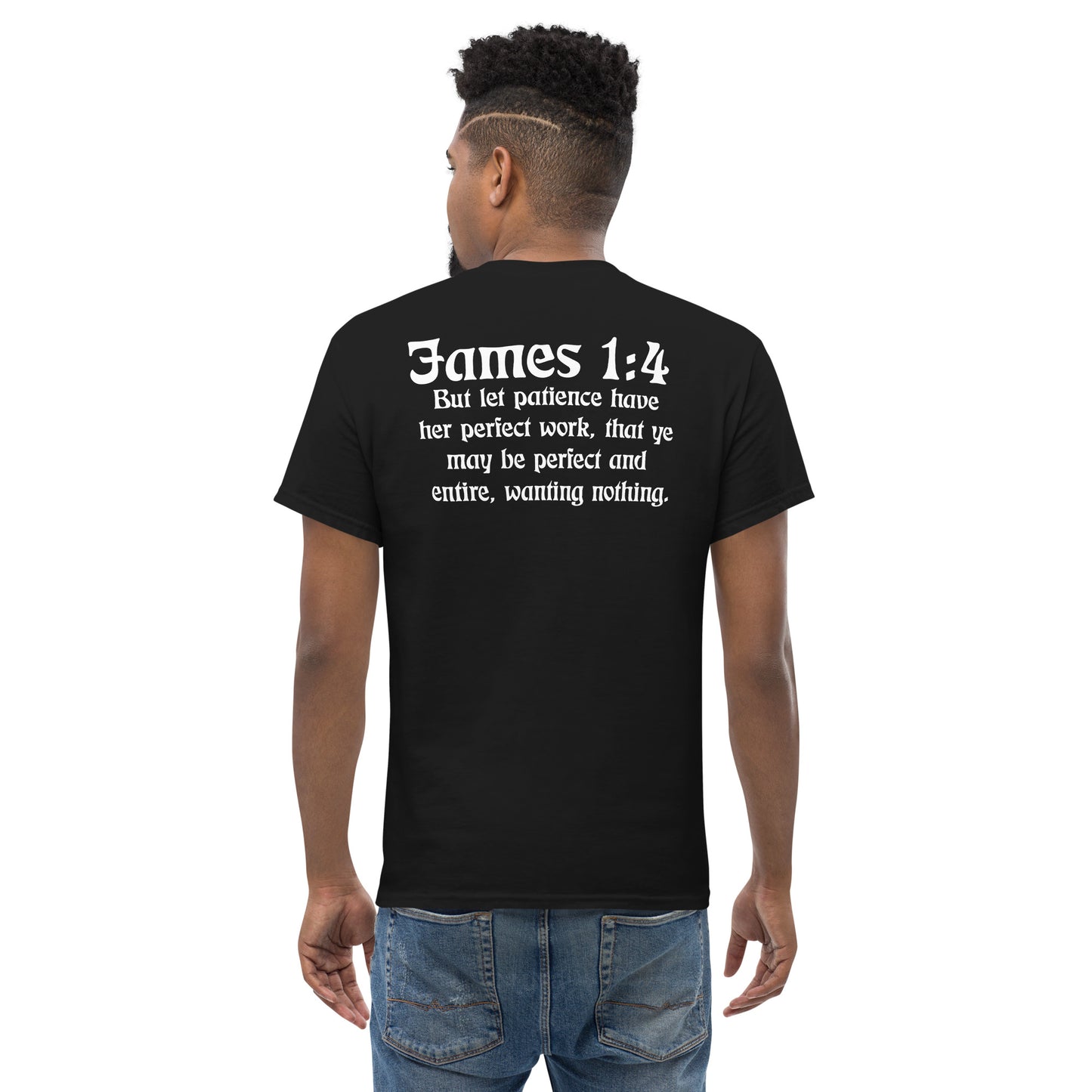 Men's classic tee (James 1:4) Edition