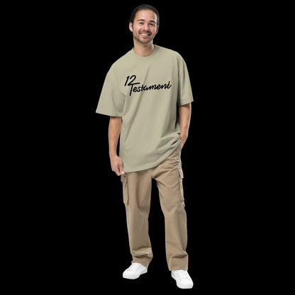 12T Psalms 29:11 Oversized faded t-shirt